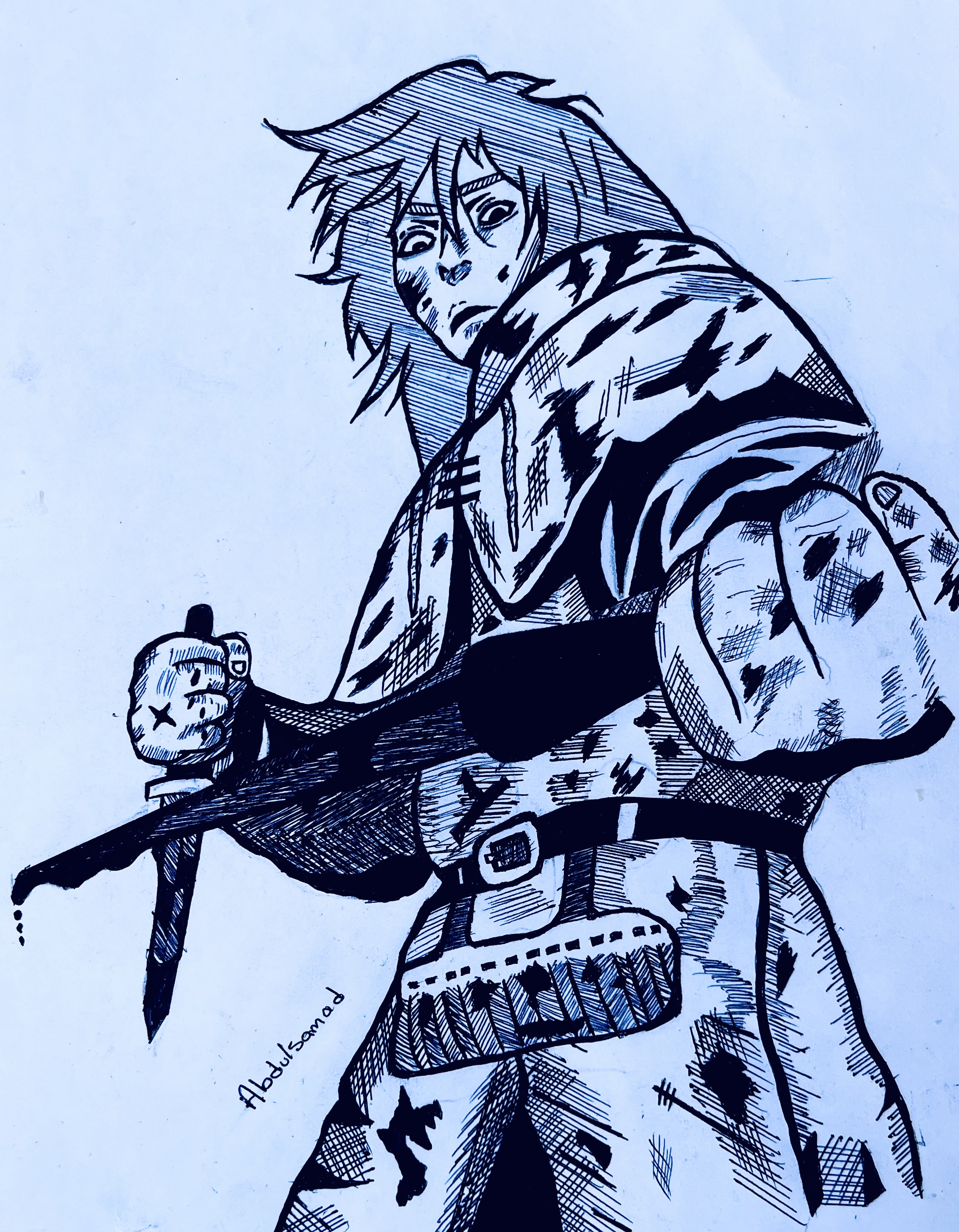 Tanjiro Sketch popular artwork